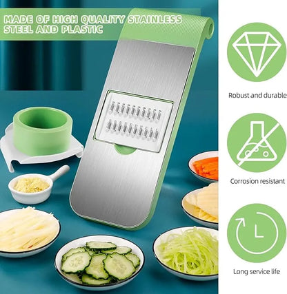 Multifunctional Kitchen Vegetable Cutter with 5 blades