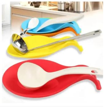 Spoon Holders Fork Spatula Rack Shelf Organizer Plastic Spoon Rest Chopsticks Holder Non-slip Spoons Pad -Kitchen Spoon Mat Rest, Spoon Holder for Stove Top, Utensil Rest for Kitchen Counter