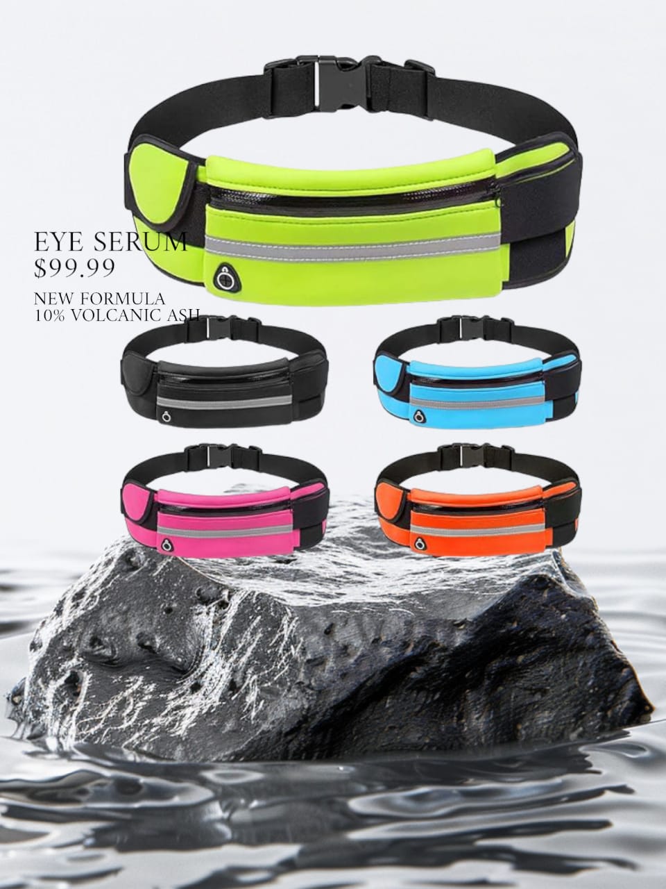 Running Fanny Pack - Slim, Sporty Waist Belt Bag with Phone Holder, Ideal for Runners - Comfortable and Stylish Running Belt for Men and Women