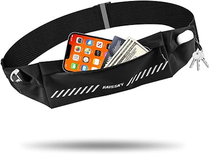 Running Fanny Pack - Slim, Sporty Waist Belt Bag with Phone Holder, Ideal for Runners - Comfortable and Stylish Running Belt for Men and Women