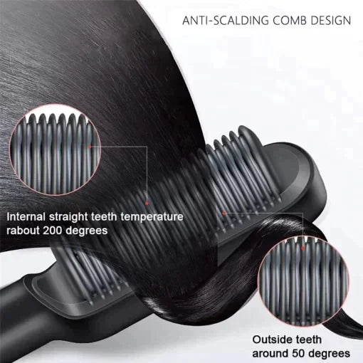 2-in-1 HAIR STRAIGHTENER COMB